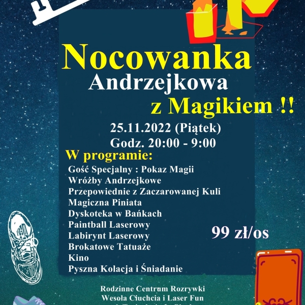 Nocowanka Andrzejkowa z Magikiem